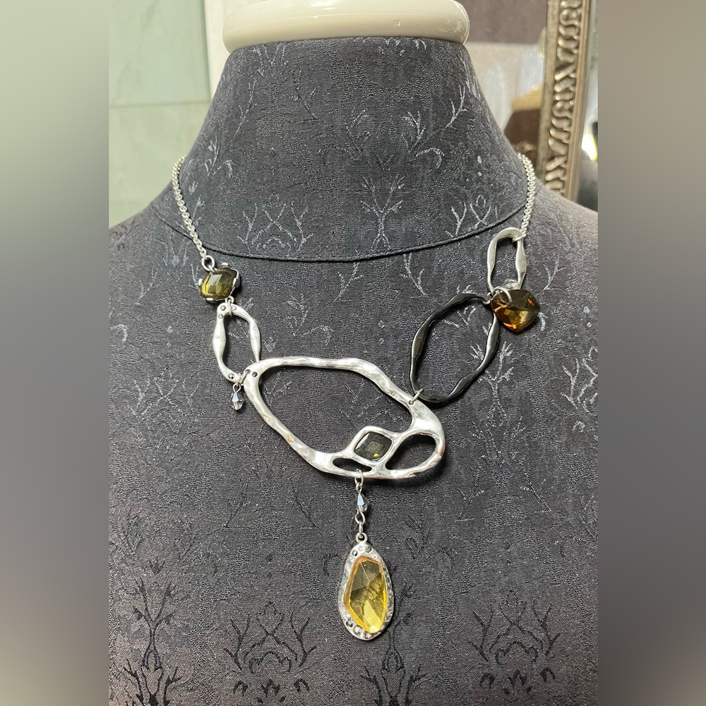 Abstract Statement Necklace - image 1